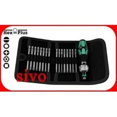 Wera KK-60RA 棘輪起子 17件套組 附工具包 50Nm 扭力 工業級維修工具, 1個