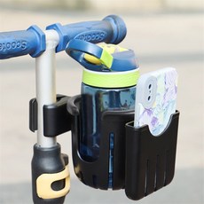 엠제이플래닛 유모차 컵홀더+스마트폰거치대(블랙) 유모차커피홀더