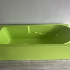 工廠直銷 亞剋力浴缸 無縫一體成型 酒店賓館免安裝 成人加厚浴缸, 1個, 耐臟綠,長170 寬70 高50 cm