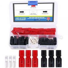 글락스 20쌍 30AMP 퀵 디스커넥트 전원 단자 커넥터 레드 블랙 퀵 커넥트 배터리 커넥터 모듈식 전원 커넥터 세트