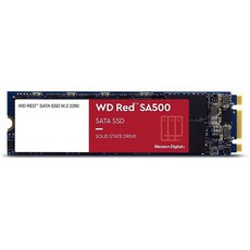 WD 500GB WD 레드 SA500 NAS 3D NAND 내장 SSD WDS500G1R0B 190062, M.2 2280 SSD, 2TB