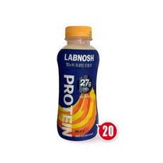 랩노쉬 프로틴 드링크 바나나, 350ml, 20개