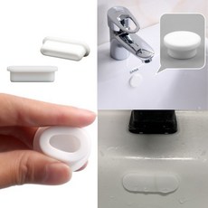 세면대 배수구 배수 구멍 홀 고무 실리콘 커버 카바 오버플로 캡 물구멍 마개 악취 냄새 벌레 차단 방지 (원형), 1개