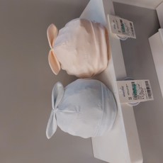 압소바 파스텔톤 깔끔한 신생아 모자
