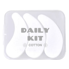 데일리킷 케이스포함 셀프 눈가팩 시트지 아이패치 거즈시트 눈가 화장솜, 1세트, 300개입