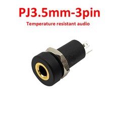 오디오 스테레오 납땜 5MM 패널 커넥터 소켓 너트 설치, 5PCS, 5개