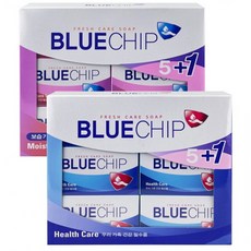 6개포장 블루칩 헬스케어 모이스처케어 비누 100g 애경