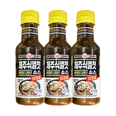 오뚜기 삼겹살 제주식멜젓 소스, 325g, 3개