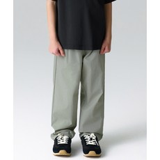 매장정품 무신사스탠다드 MUSINSA STANDARD KIDS [쿨탠다드]쿨 터치 레귤러 핏 밴딩 팬츠 [라이트 카키] MKEPC4K07-LK 529607