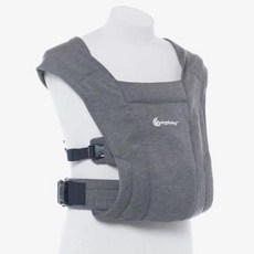 ERGOBABY 에르고베이비 엠브레이스 코지 신생아 아기띠 포니트 원단 3.2kg~11.3kg 그레이 멜란지