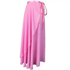 古典舞練功服女成人芭蕾舞裙半身裙一片式抽繩舞蹈紗裙長款