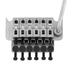 Floyd Rose Original Tremolo Set 德國製頂級大搖雙搖顫音搖座系統，電吉他顫音系統，提升演奏性能, 1個, FRT100S 消光銀色