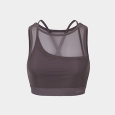 BARREL 優雅網紗女款泳裝上衣, MOCHA,085/S