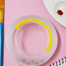 자바라 접이식 미술 물통 수채화 그림 도구 휴대용 물감 세척 용기, 상세페이지 참조