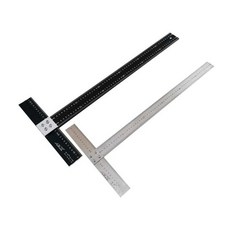 T자 직각자 알류미늄 눈금자 3슬라이드 2미터 목공 디자인 우드래픽, 0.3m스테인레스강T형자