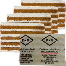 타이어 끈끈이 지렁이 25pcs (5판) 미국산 다국적 자동차 오토바이 펑크 수리 씰, USA 미제 DH 끈끈이, 5개