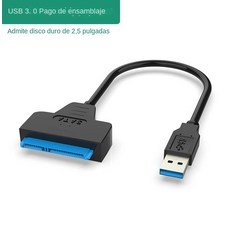 USB 3 0 SATA 케이블 어댑터 2 5인치 외장 HDD SSD 22핀 III 6Gbps, 1개, 30cm