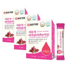 일양약품 저분자 피쉬 콜라겐 앤 석류, 60g, 3박스