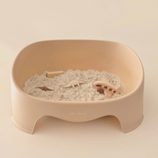 까사드로잉 모래놀이 테이블 촉감놀이 감각 발달 완구, 베이지, 1개