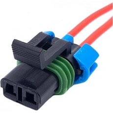 자동차 전기 커넥터 2핀 15300027 웨더팩 센서서모팬 플러그UG 오토 워터프루전자 와이어 하니스 153000022핀 수컷 1개, 10 Pcs, 2 Pin Female