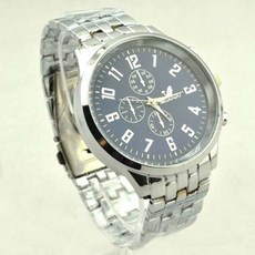 스틸 라운드 다이얼 남자 패션 시계OC