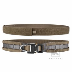 KRYDEX 戰術腰帶 內外腰帶一體式 MOLLE系統 Cobra扣具, CB, 0.5kg