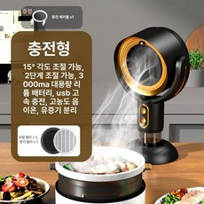 휴대용 제연기 USB 직결 흡입기 연기 제거기, 5_골드 USB충전형+필터, 단일 모델