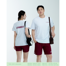 스트로커스 STRT-2652 코튼라이크 반팔 티셔츠 배드민턴 피클볼 스포츠웨어