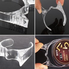 비워크 대 고양이귀 낚시줄엉킴방지 원줄보관 줄감개 투명아크릴홀더