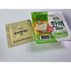 풀무원 한끼 연두부 한끼연두부 풀무원연두부 오리엔탈 유자소스 8개 코스트코 판매 (아이스팩+일반박스포장), 118g, 4개