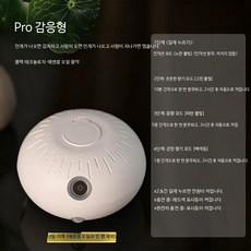 미니 차량용 충전식 아로마 디퓨저 저소음 무수 초음파 가정용 침실용 휴대용, 1개, Pro 감응형 단일 기기