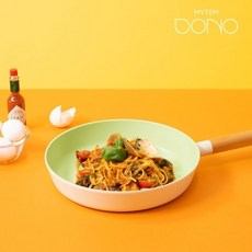 MYTEM 木柄式素色IH感應煎鍋, 蘇打水_28cm煎鍋