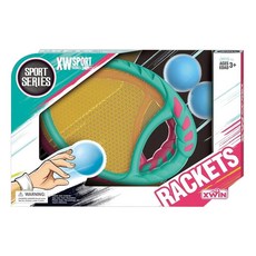 손잡이 캐치 라켓볼 세트 (1set) 핑퐁 핸드라켓 미니스포츠, 상세페이지 참조, 1개