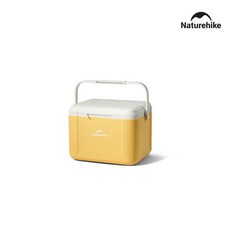 네이처하이크 PU 웨일 쿨러 피크닉 아이스박스 48시간 아웃도어 보온보냉, 29x20.8x20.4cm, 옐로우, 5L