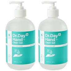 Dr.Day s 핸드클린겔 손소독제 500ml x 2개입 / FDA승인제품 손세정제 / 끈적임 없는 촉촉한 마무리, 2개
