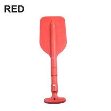 패들보드 보트용 경량 접이식 노 카약 텔레스코픽 플라스틱 보트 패들 강화 블레이드 레드 옐로우 블랙 1) red, 1) 빨간색