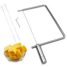 시니안야 치즈 슬라이서 액세서리 커터 스테인리스 도마 적합합니다 부품 선물용 제작에 키트 스테인리스 핸들 스틸, 1