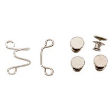 메탈 바지 줄임 핀 허리사이즈 조절, 1개, 실버