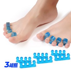 베리엣지 실리콘 발가락 벌리개 스트레칭 교정기 좌우세트, 3세트