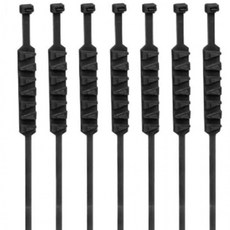 스노우체인 블랙10pcs 바이크스노우체인 눈길운전체인 휴대용원터치케이블타이 긴급용타이, 1개