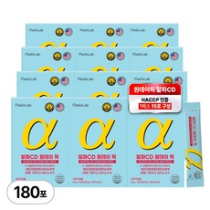 메딕스랩 알파CD 분말 원데이 픽 알파시디 알파시클로덱스트린, 12개, 15회분