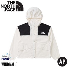 The North Face 女 防風防潑水外套 AP 黑白
