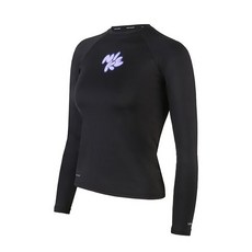 ㅇ매장정품ㅇ 나이키스윔 [나이키스윔] 아동래쉬가드 여아동 나이키 버블 스크립트 롱 슬리브 하이드로가드 NESSF744-001 128623