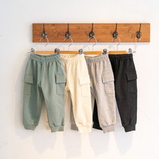 봄/가을 카고 시보리 팬츠