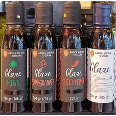 IL BOSCHETTO 일보스케토 글레이즈 200g (1.무화과 2.석류 3.칠리 4.발사믹 글레이즈 / 4종 택1) / 이탈리아, 1개