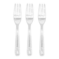 일회용포크 샐러드포크 120mm(1P개별포장) 1000개 투명 블랙, 1개, 1000개입, 옵션1)투명