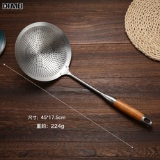 DFMEI 304不鏽鋼實木柄多用途漏勺, 1個