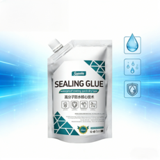 1+1[10초 속건!]지붕 바닥 균열 복원 보수제 균열방지 도로매립제 방수 고탄성 크랙 필러 고탄성/방수/오래, 블랙, 2개