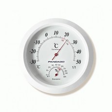 판다고 국내생산 온도계 습도계 벽걸이 아날로그 건전지x 반영구 사용, 1개, 상세페이지 참조