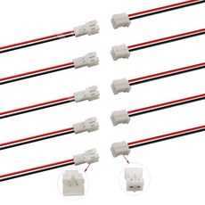 S-MHC01 2핀 초미니 하네스케이블 전원코드연결잭 LED DIY커넥터